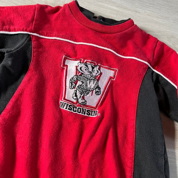 Starter Team Wisconsin Badgers W Bodysuit Baby Sz 6/9 Months - Picture 5 of 5